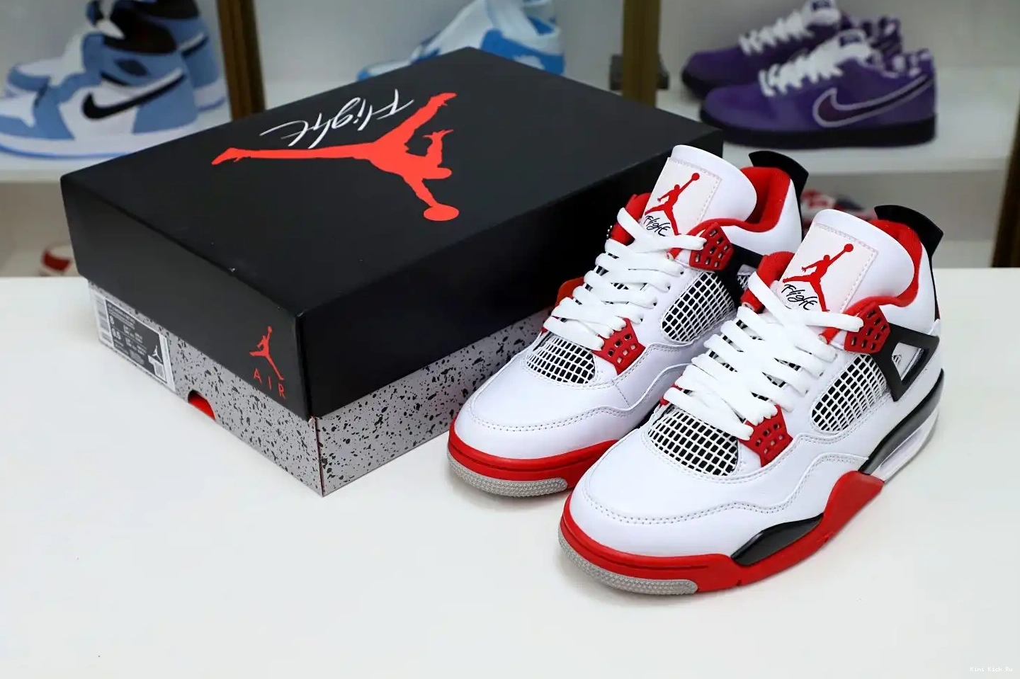 JORDAN RED' 4 Kimikick 'FIRE AIR RETRO 2012 0522